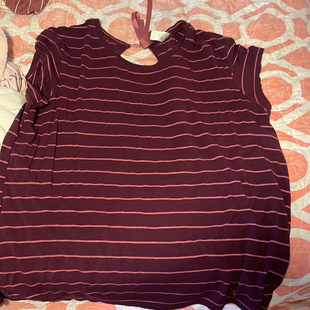 Red and pink shirt